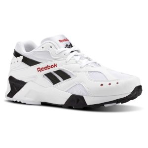 Reebok Aztrek Turnschuhe Damen - Weiß/Schwarz/Rot - DE 736-FOZ